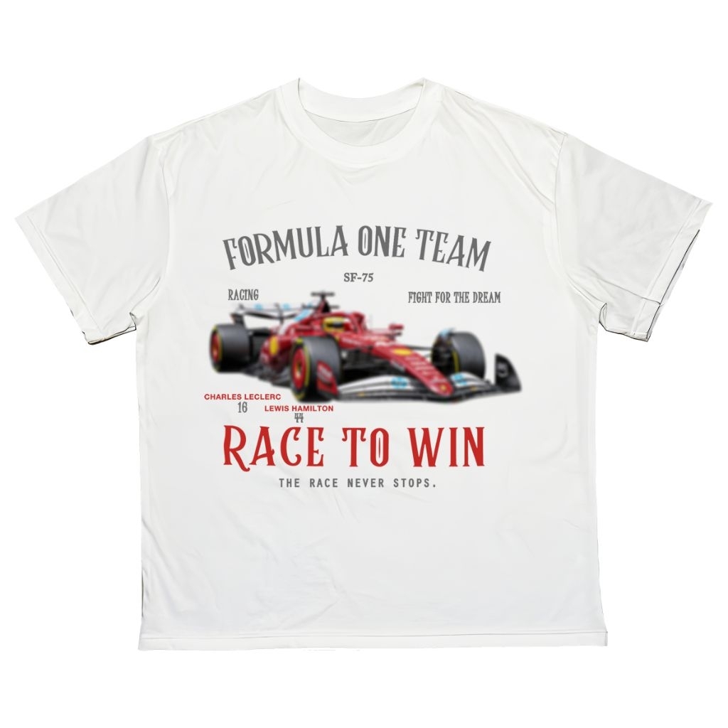 เสื้อยืดโอเวอร์ไซส์ F3r- rr1 Race To Win