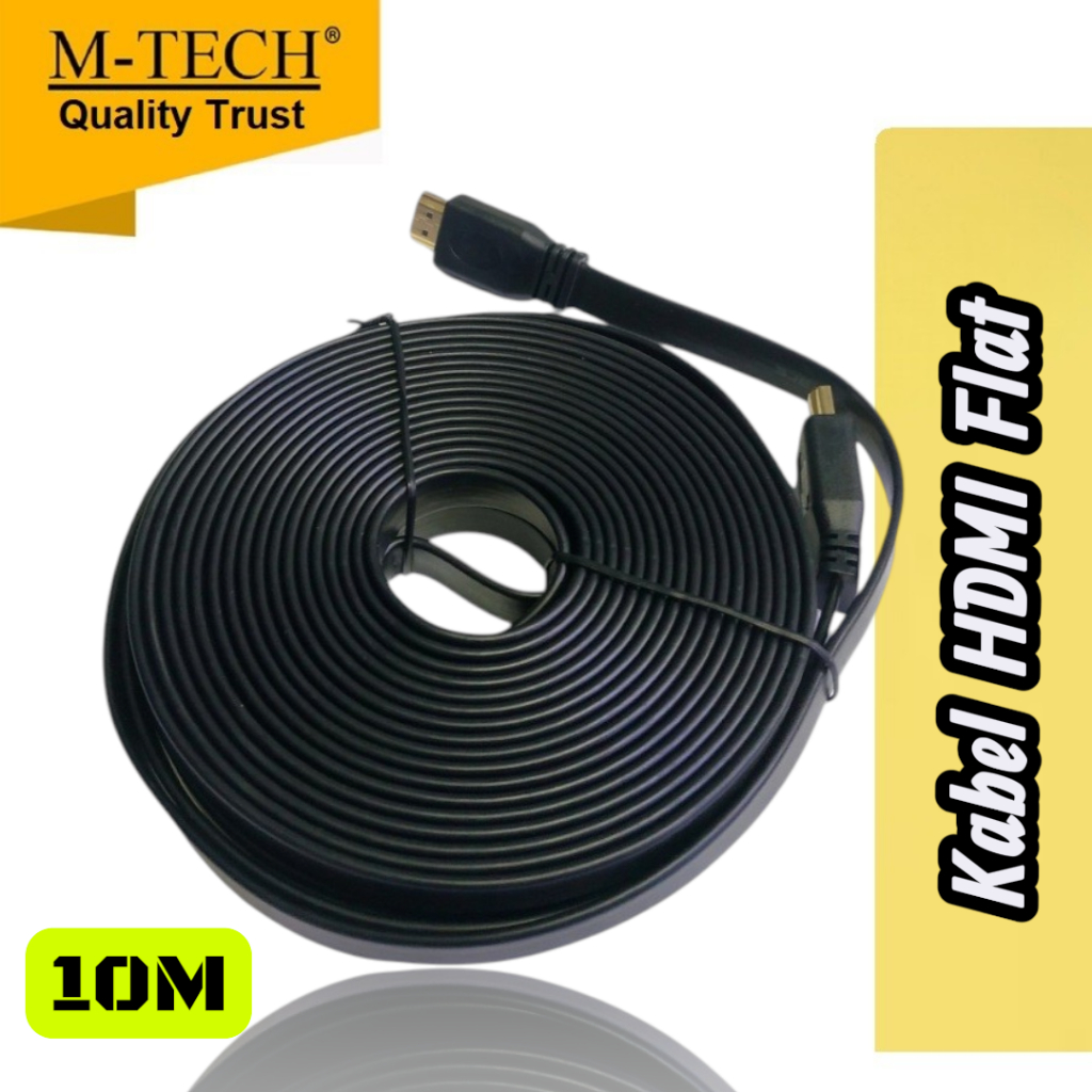 สาย M-Tech HDMI to HDMI 10M Flat