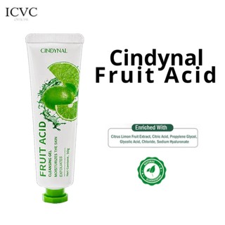 CINDYNAL Facial Glowing Peeling Gel 30ml – Fruit Acid Exfoliating Gel untuk Kulit Wajah Tampak Lebih Halus, Bersih