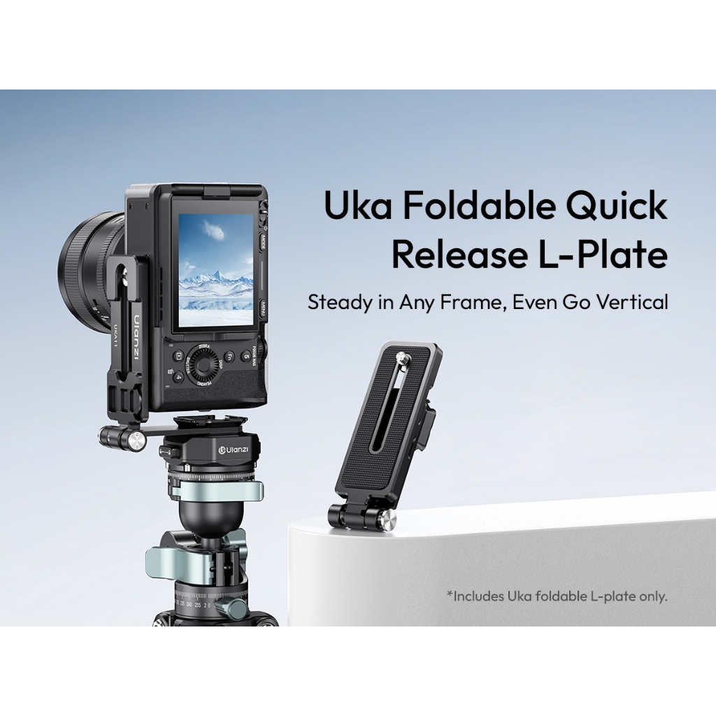 ULANZI UKA11 UKA FOLDABLE QUICK RELEASE L-PLATE (C103)