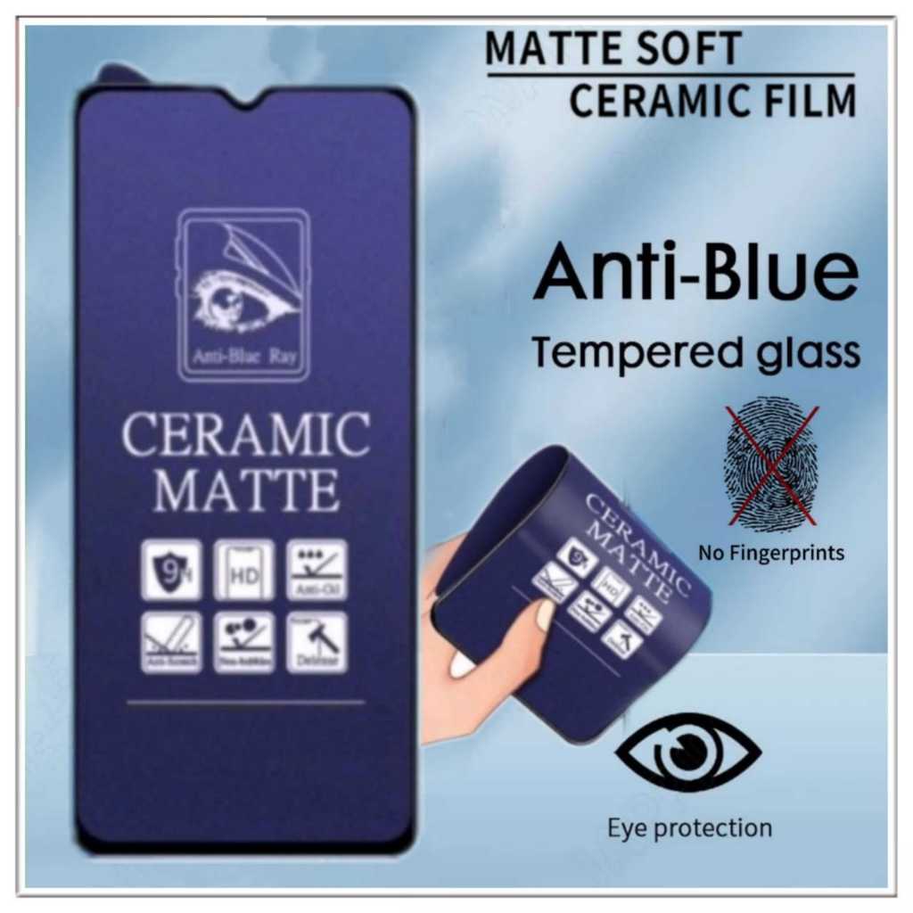 กระจกนิรภัย Matte Ceramic Anti Blue Itel P40 / Itel P40 Plus
