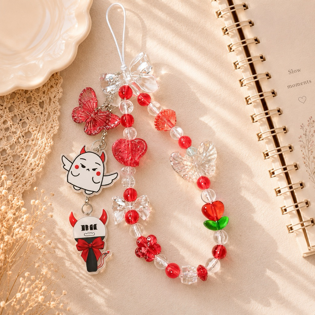 ลูกปัด phonestrap babymonster ลูกปัด baemon