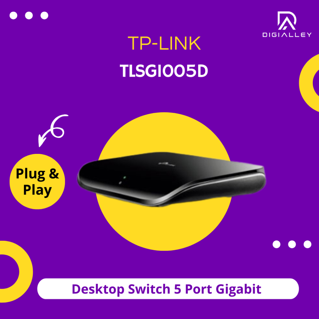 สวิตช์ตั้งโต๊ะ TPLink TLSG1005D 5 พอร์ต Gigabit TP Link TL SG1005D