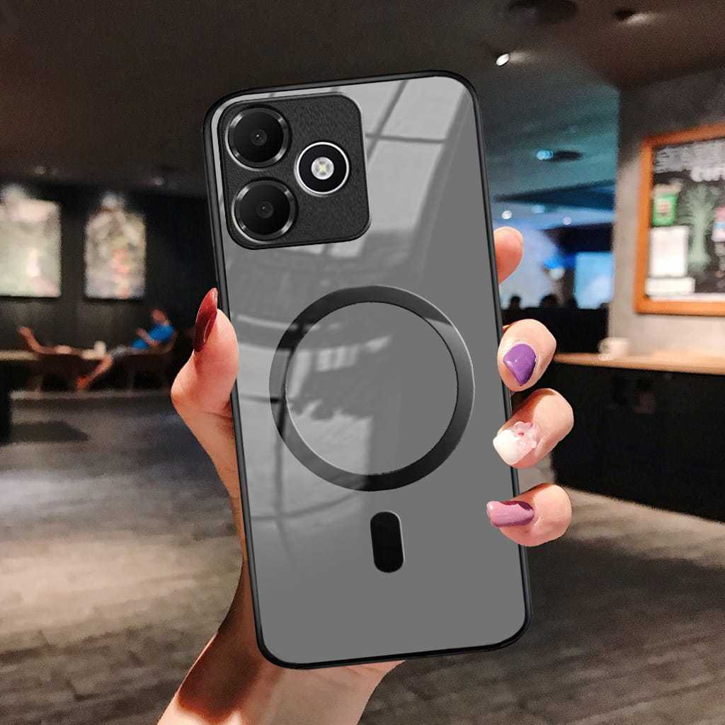 เคส Oppo A6C Glossy Glass Softcase ล่าสุด [SCK01] เคส Oppo A6C - เคสโทรศัพท์ Oppo - ฟิล์มกันรอยโทรศั