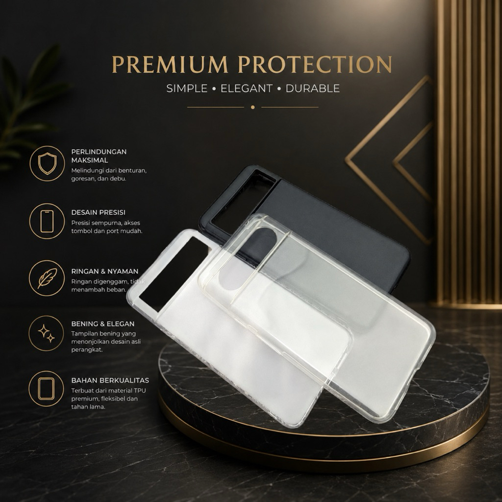 เคส Google Pixel 8 Pro Matte Ultra Slim Premium - Softcase Pixel 8pro ป้องกันลายนิ้วมือและป้องกันกล้