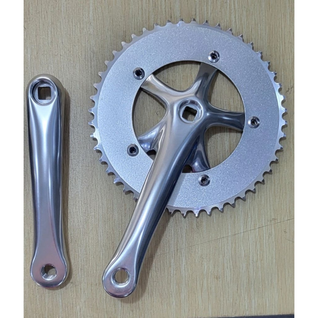 Crank Fixie Prowheel Solid Alloy - Prowheel Lasco Full Aluminium - Crankset fixie Prowheel Alloy