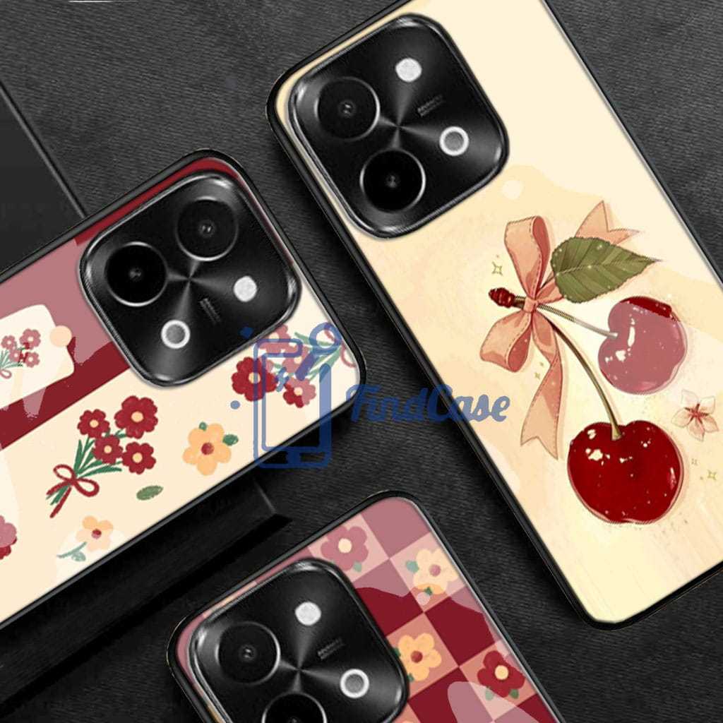 HP Softcase Glass Motif FIND CASE - VIVO Y28 4G - เคส VIVO Y28 4G ล่าสุด - เคสโทรศัพท์ VIVO Y28 4G -
