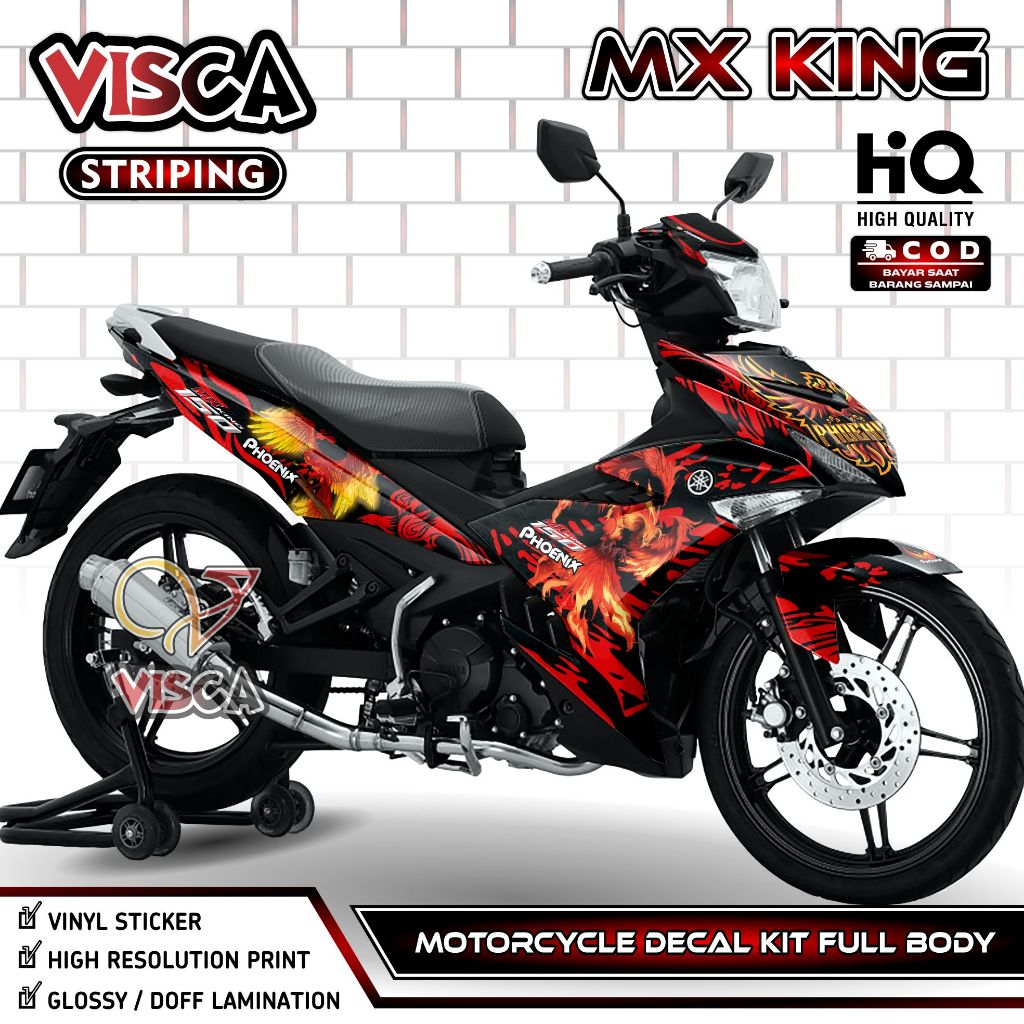 Decal Mx King 150 Full Body - Decal Mx King 150 Full Body - สติ๊กเกอร์ Mx King 150 Full Body Variati