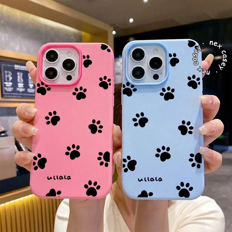 JELLY 2 IN 1 CASE CAT WALK สําหรับ IPHONE 7 7+ 8 8+ X XS XR 11 12 13 14 15 16 17 AIR PRO PROMAX CAT 