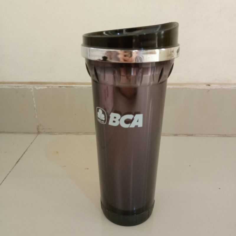 ขวดแก้วดื่ม ex ของที่ระลึก Bank BCA NEW