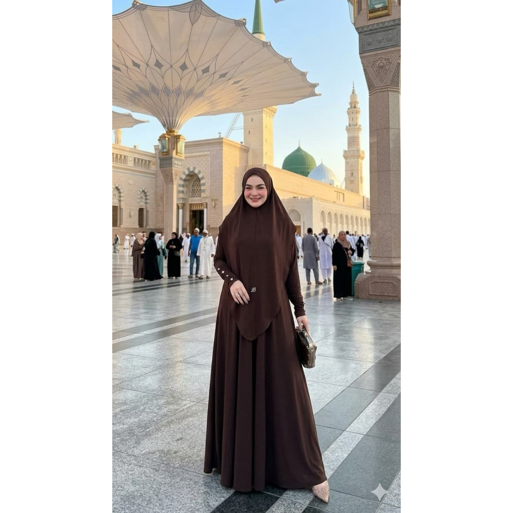 Safeera Modern Syari Gamis Set Bergo By Avrilia Hijab / Syari Gamis สวยๆ / Premium Syari Gamis