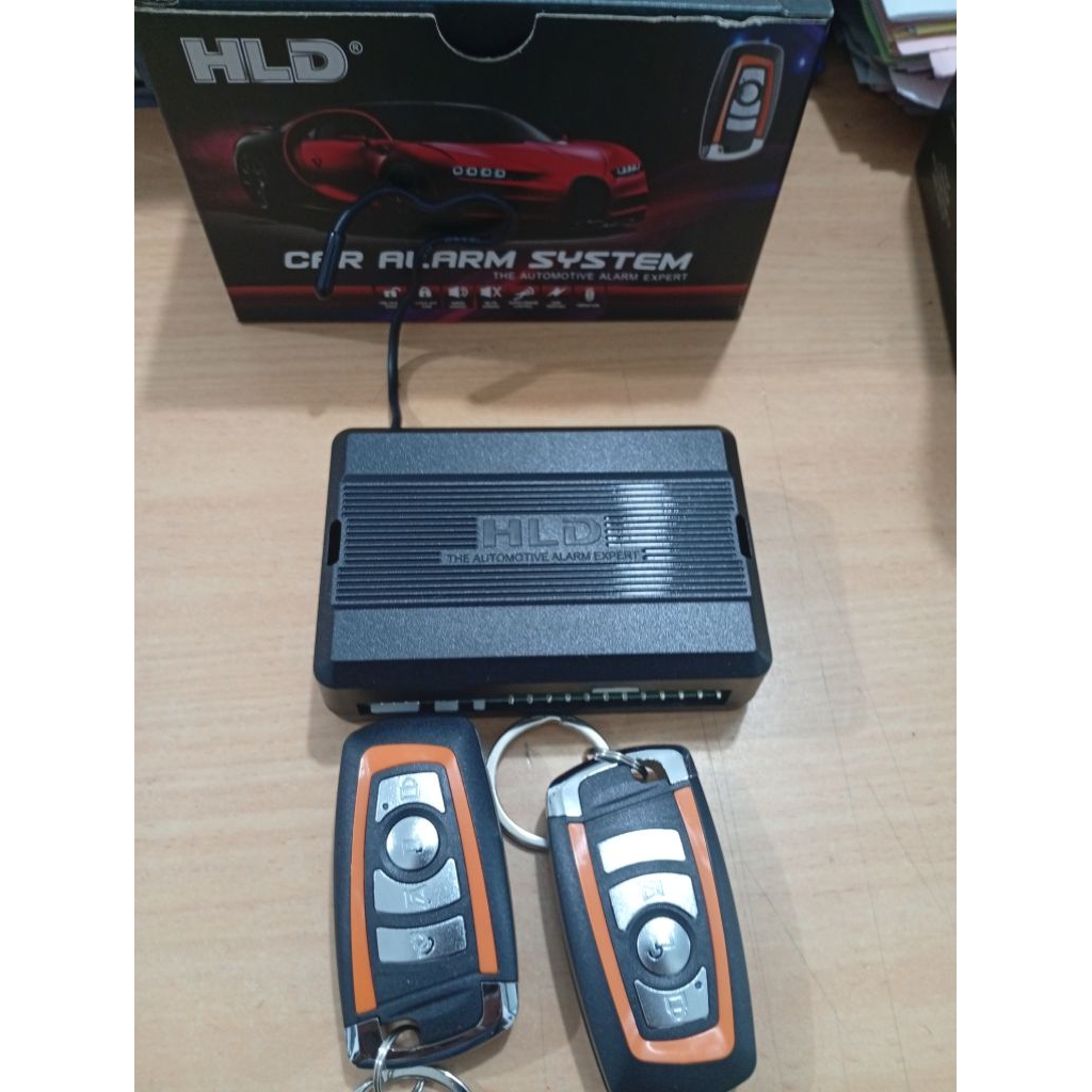 CAR ALARM SYSTEM HLD EA168-6006OR ครบชุด