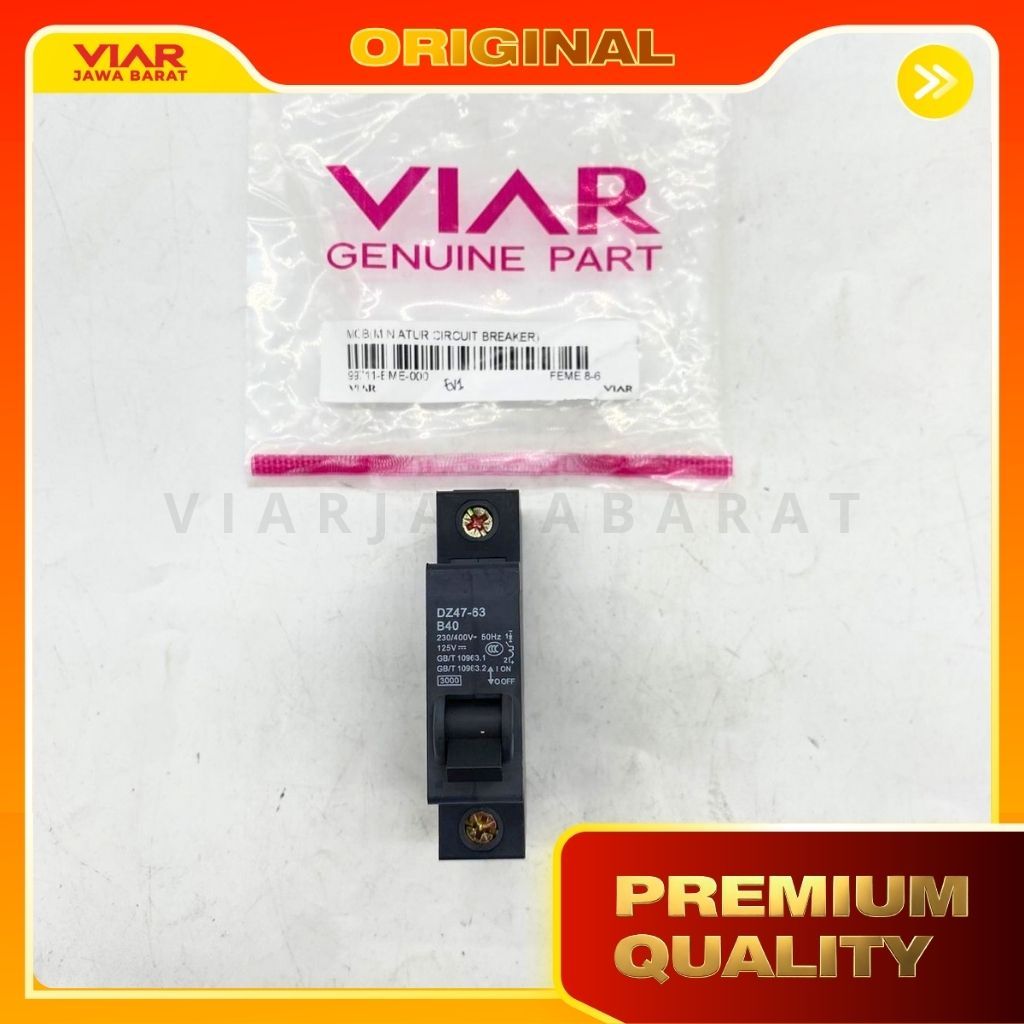 MCB ELECTRIC MOTORCYCLE VIAR EV1 - 9711-EME-000 // ORIGINAL 100% - ELECTRIC BIKE SPARE PARTS