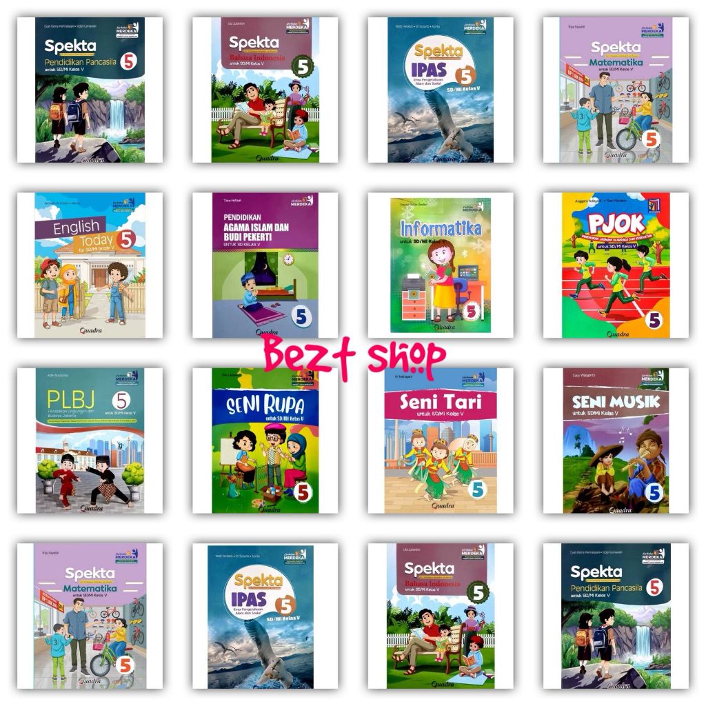 QUADRA - SPECTA BOOK สําหรับโรงเรียนประถมศึกษาชั้นประถมศึกษาปีที่ 5/อิสลามโรงเรียนประถมศึกษาการบ่มอิ
