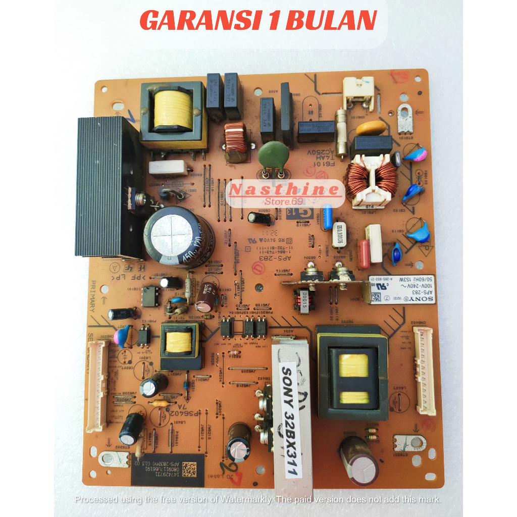 SONY LED TV - SPARE PARTS - SONY POWER TV PCB 32BX311