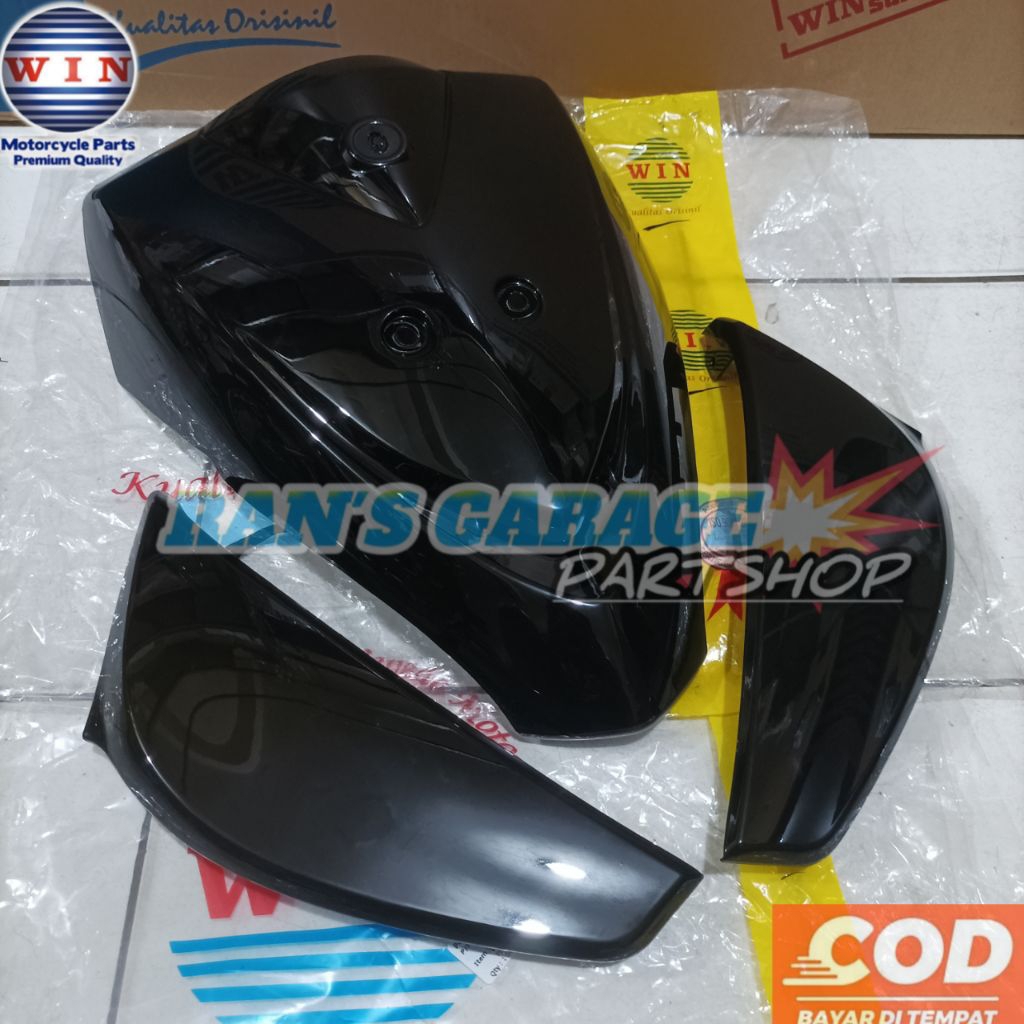 WIN WING PANEL SHIELD YAMAHA MIO J 54P สีดํา MIO J 115 FI INJECTION LEGSIL TIE RIGHT LEFT ORIGINAL W