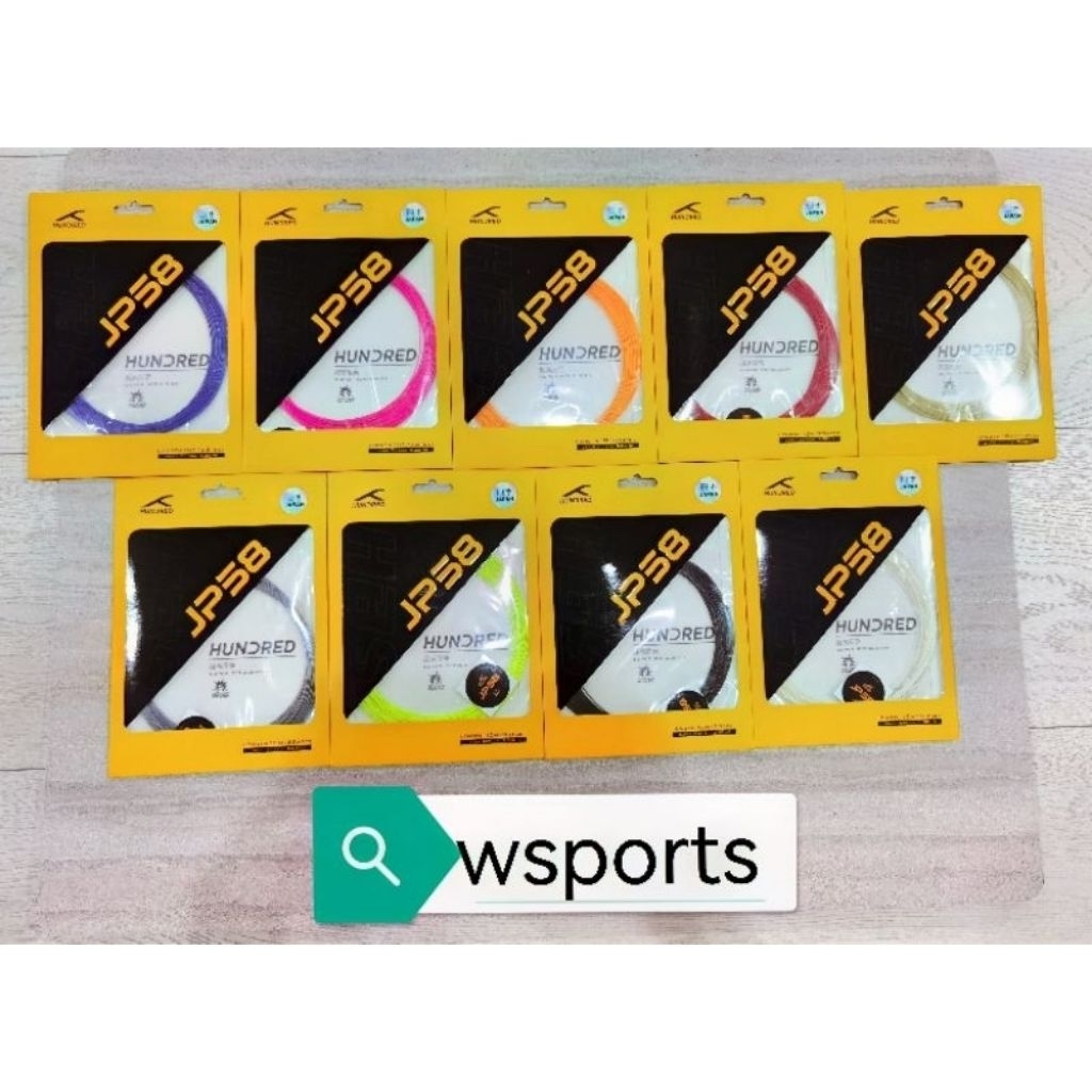 ร้อย HNDRD JP 58 JP58 สายแบดมินตัน Made in Japan Original