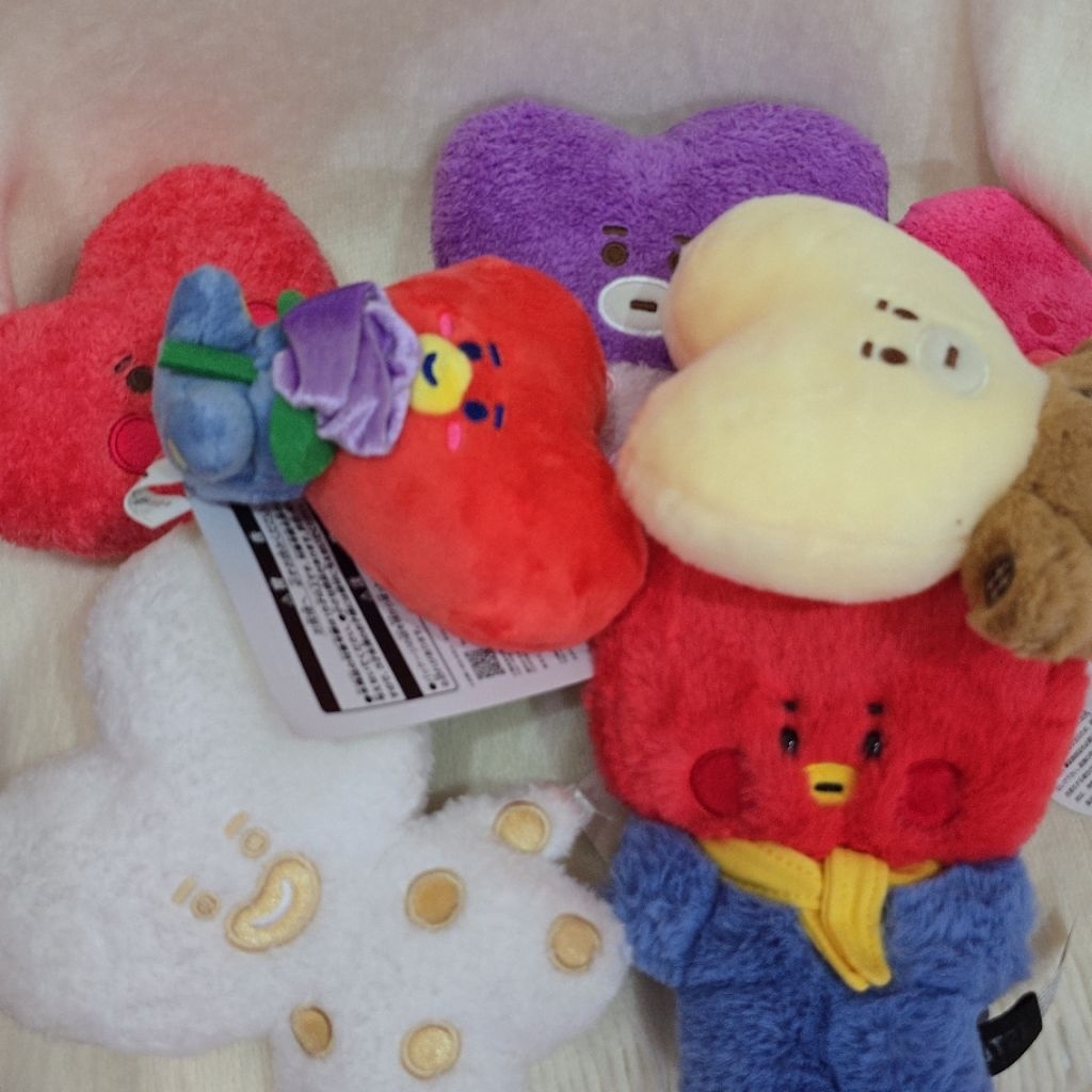 BT21 Tata ตุ๊กตาพวงกุญแจตุ๊กตาพวงกุญแจตุ๊กตาพวงกุญแจ