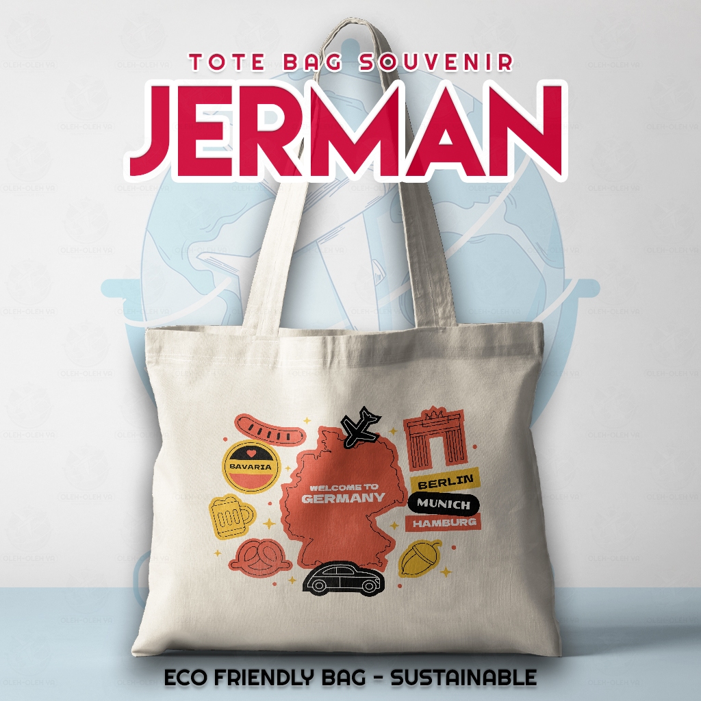 ของที่ระลึก YA ของที่ระลึก Tote Bag Germany Overseas - ของที่ระลึก Tote Bag Germany Urban Tourist Ci