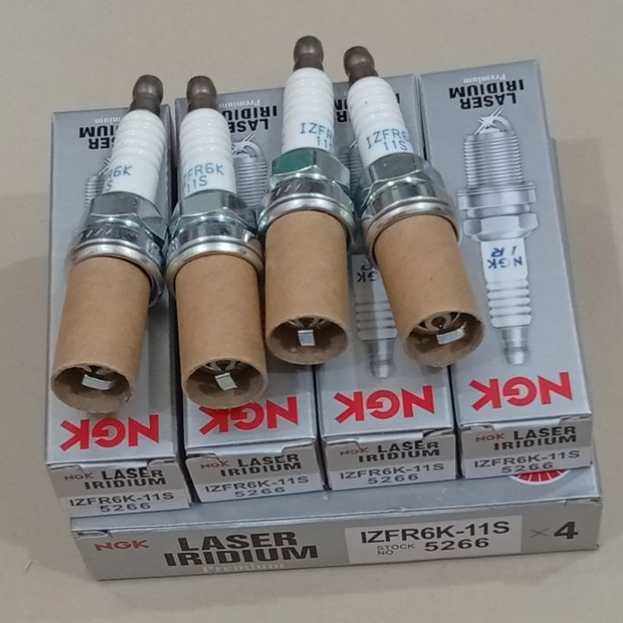 4 ชิ้น LASER IRIDIUM SPARK PLUG NGK IZFR6K-11S สําหรับรถยนต์ Honda Original Japan | ทนทาน&มีCOD