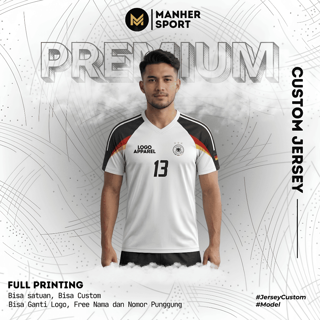 GERMANY 2004 FULL PRINTING JERSEY