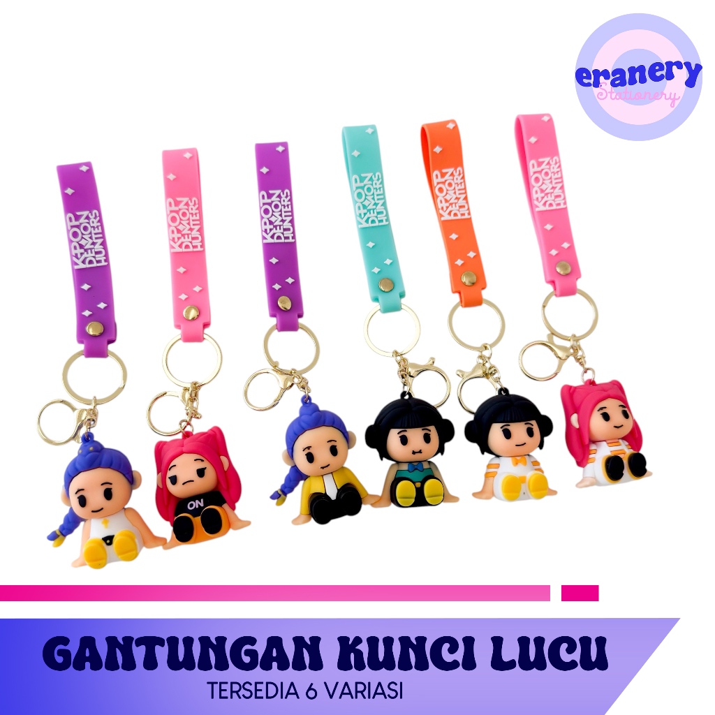 GANTUNGAN CUTE KPOP HUNT KEYCHAIN / พวงกุญแจ KPOP HUNT น่ารัก