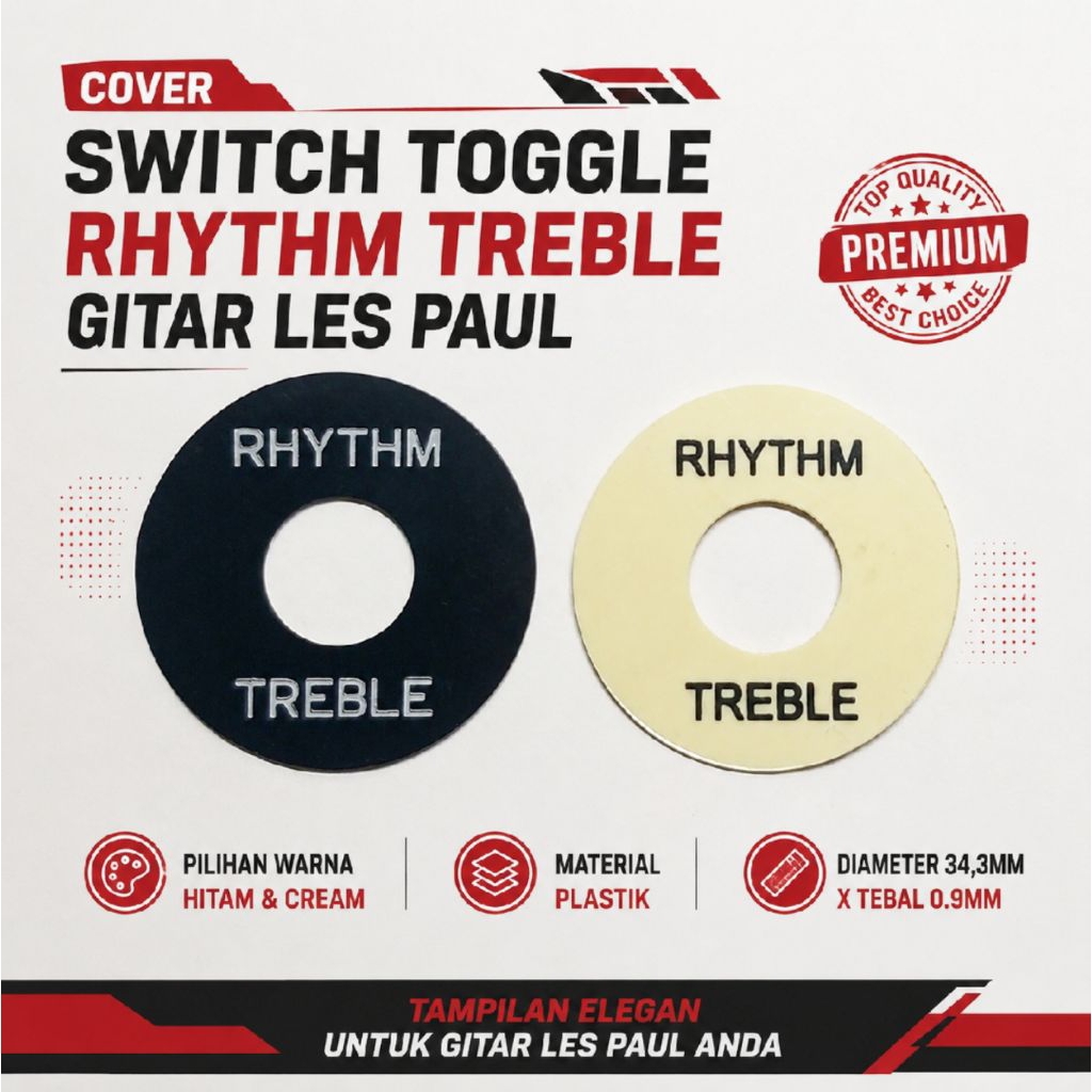 Cover Switch Toggle Rhythm Treble Switch Plate Guitar Les Paul