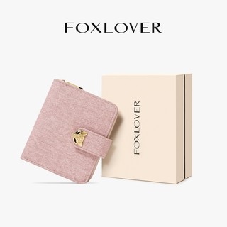 FOXLOVER Dompet Pendek Wanita 14 Slot Kartu Dilengkapi dengan Kotak Hadiah