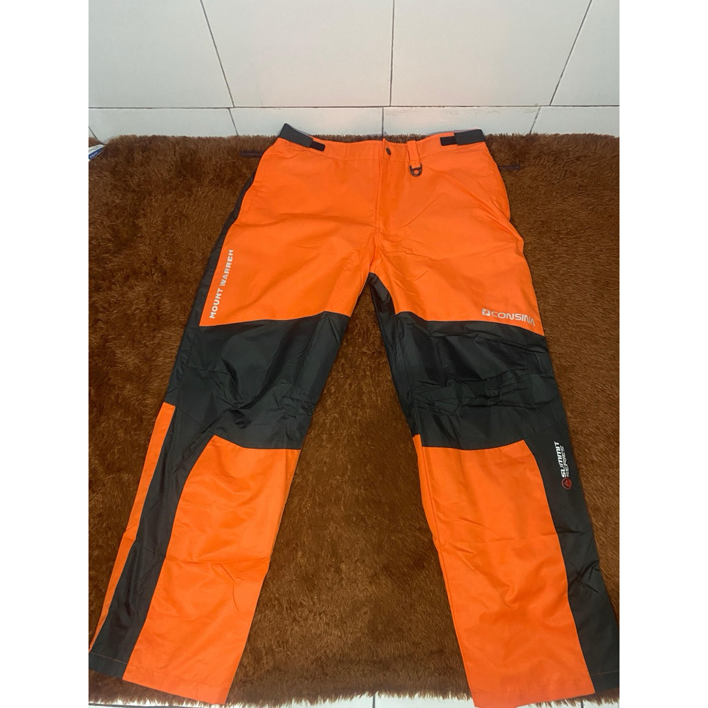 NEW CONSINA ORANGE BLACK TRACKING LONG PANTS