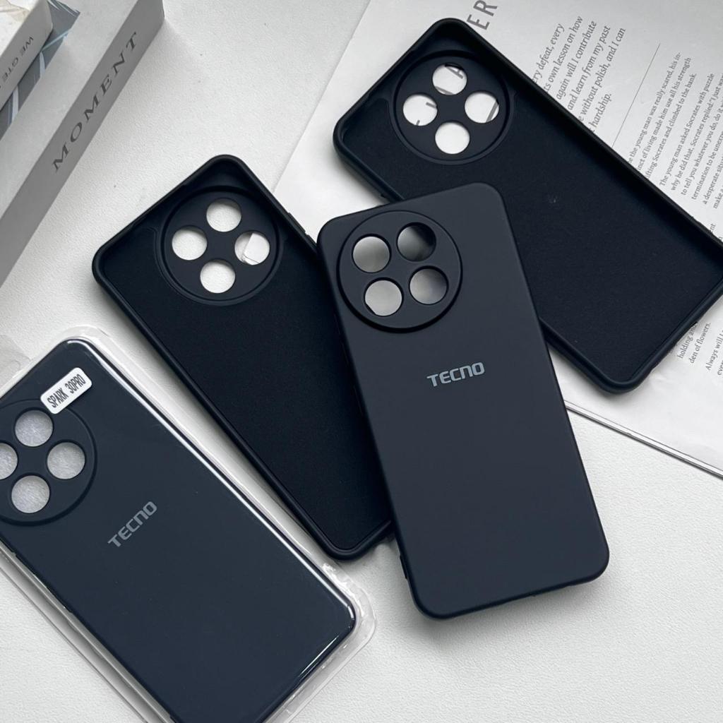 เคสพรีเมี่ยมซิลิโคนสีดํา TECHNO SPARK GO 2023/SPARK 10 SPARK 10C /SPARK 30C/SPARK 30 /SPARK 30 Pro /