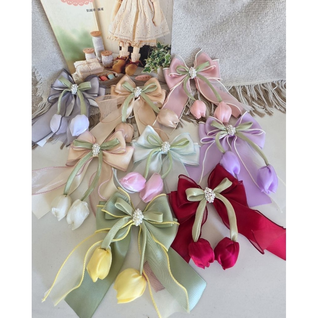 TULIP RIBBON CLIP ARS 904 (มีคลิป)