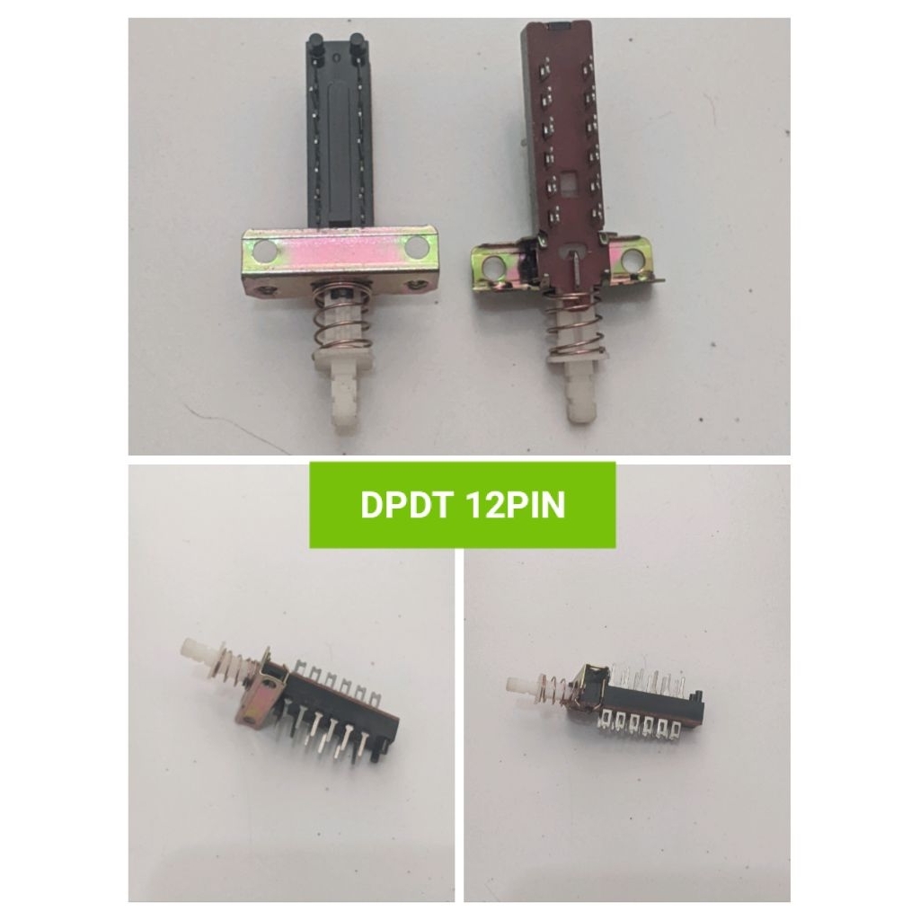 DPDT สวิตช์ 12pin, 2x6