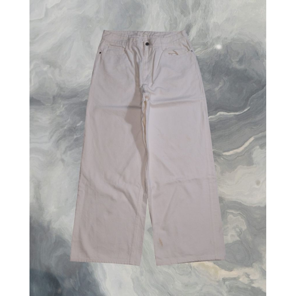 White Baggy Denim Jeans Baggy Pants ORDER ARCHIVE