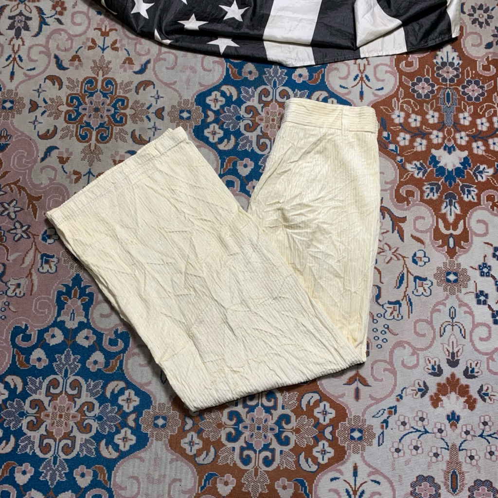 CORDUROY PANTS GU BAGGY FIT