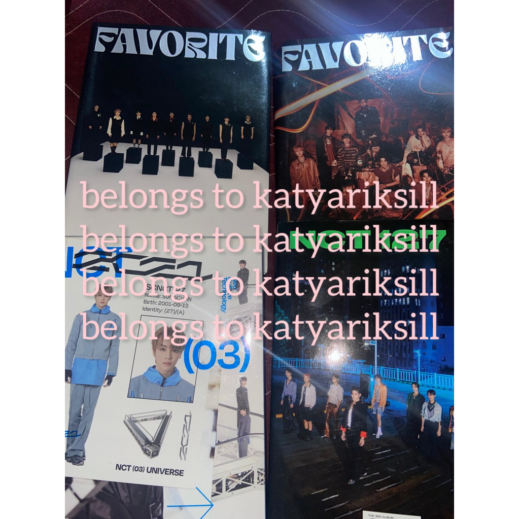 อัลบั้มและสติ๊กเกอร์ NCT FAVORITE