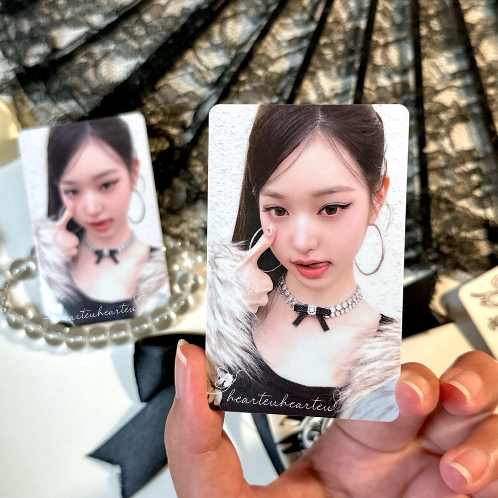 Hearteuhearteu 田 [READY STOCK] IVE Jang Wonyoung Official Photocard จาก POB withmu Lucky Draw era I 