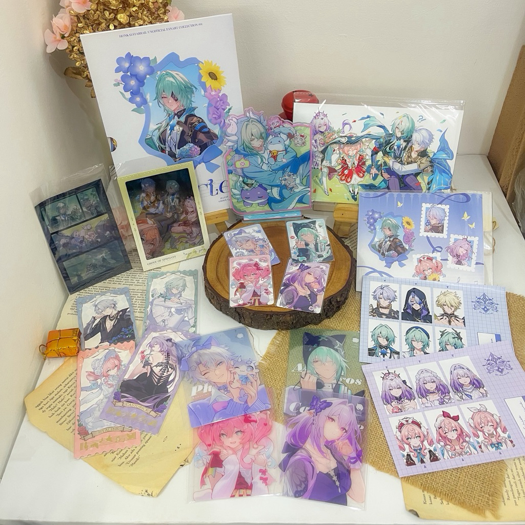 Honkai Star Rail HSR Painon Anaxa Castore Hyacine Grove of Epiphany โดย annshiro Unofficial การ์ดโปร