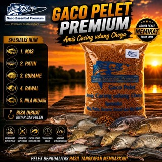 GACO pelet AMIS CACING UDANG CHOYA - Special ikan Mas, patin, bawal dan lele, Gurame