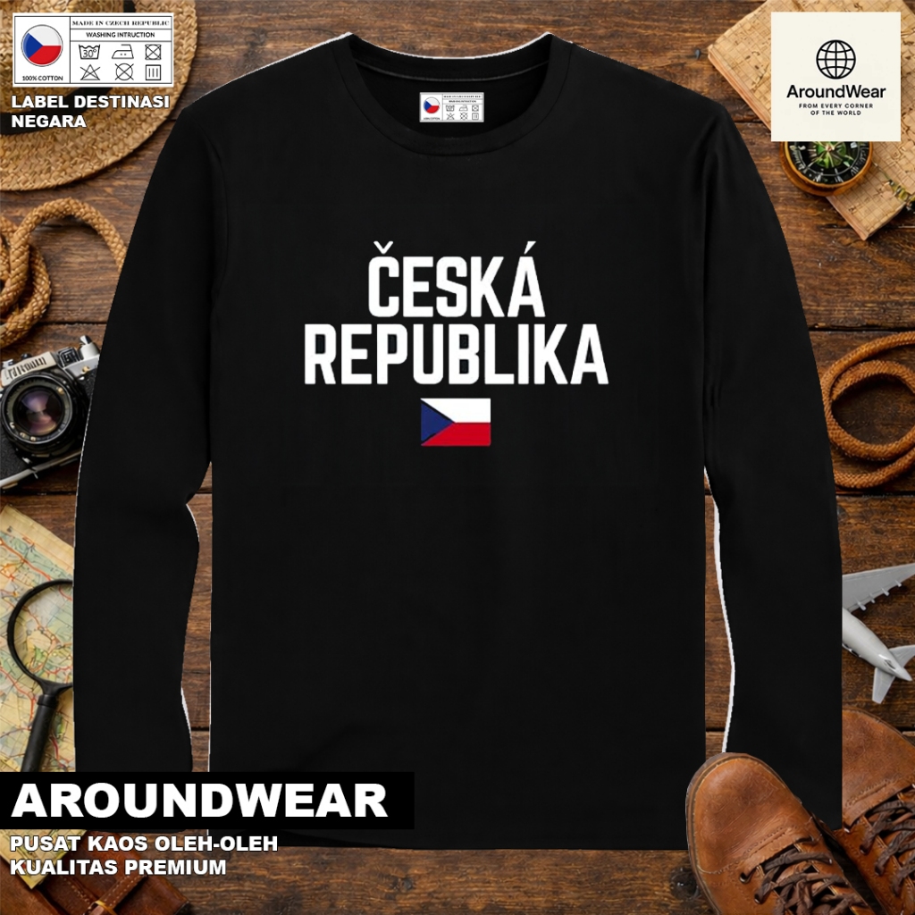 เสื้อยืด LONG-SLEEVED BY CZECH 1 พร้อมแท็ก ASAL CZECH REPUBLIC SOUVENIR ของขวัญพรีเมี่ยม