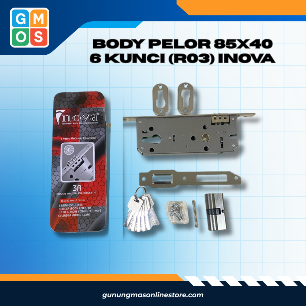 BODY PALOR 85X40 6 KEYS (R03) INOVA//BODY PALOR/INOVA G1303