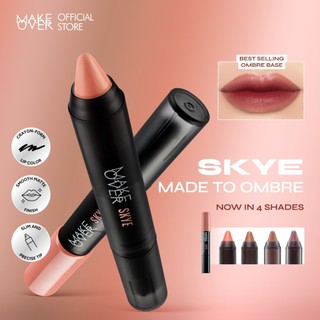 MAKE OVER Color Stick Matte Crayon 2.6 g - Lipstick Lipstik Bibir Matte untuk Base Ombre BEST SELLER