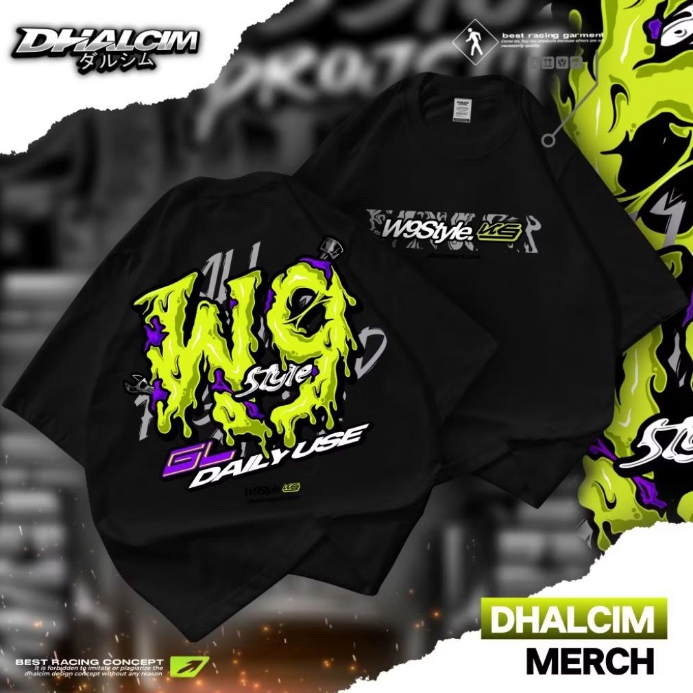 W9 STYLE RACING T-SHIRT, W9 STYLE RACING T-SHIRT, เสื้อยืด W9 RACE, GL W9 STYLE T-SHIRT, HONDA GL W9