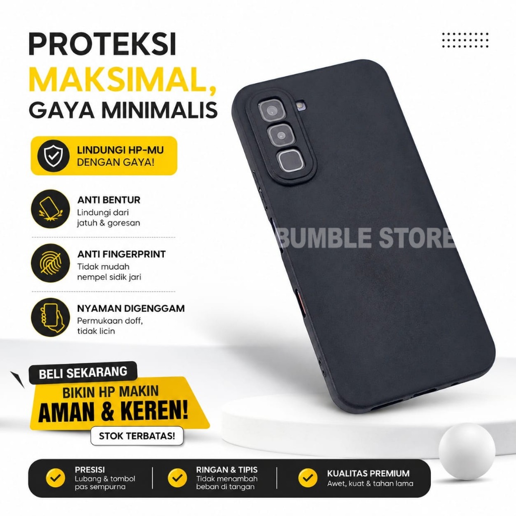 Softcase Macaron Square Black Case iQOO 15R iQOO 15