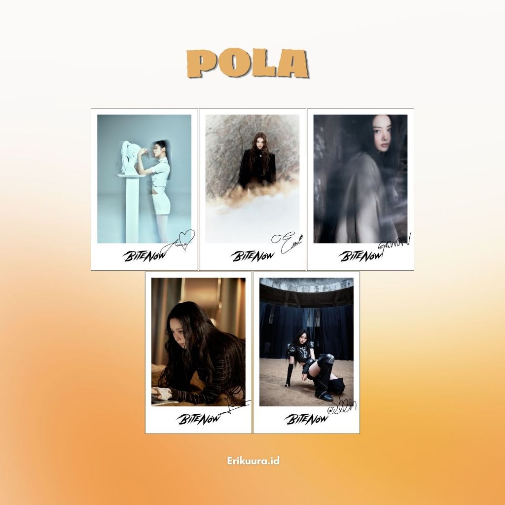 PAWM BITE NOW PATTERN 6 ชิ้น KPOP IDOL UNOFFICIAL GAWON ANNA SOOIN NARIN ELLA