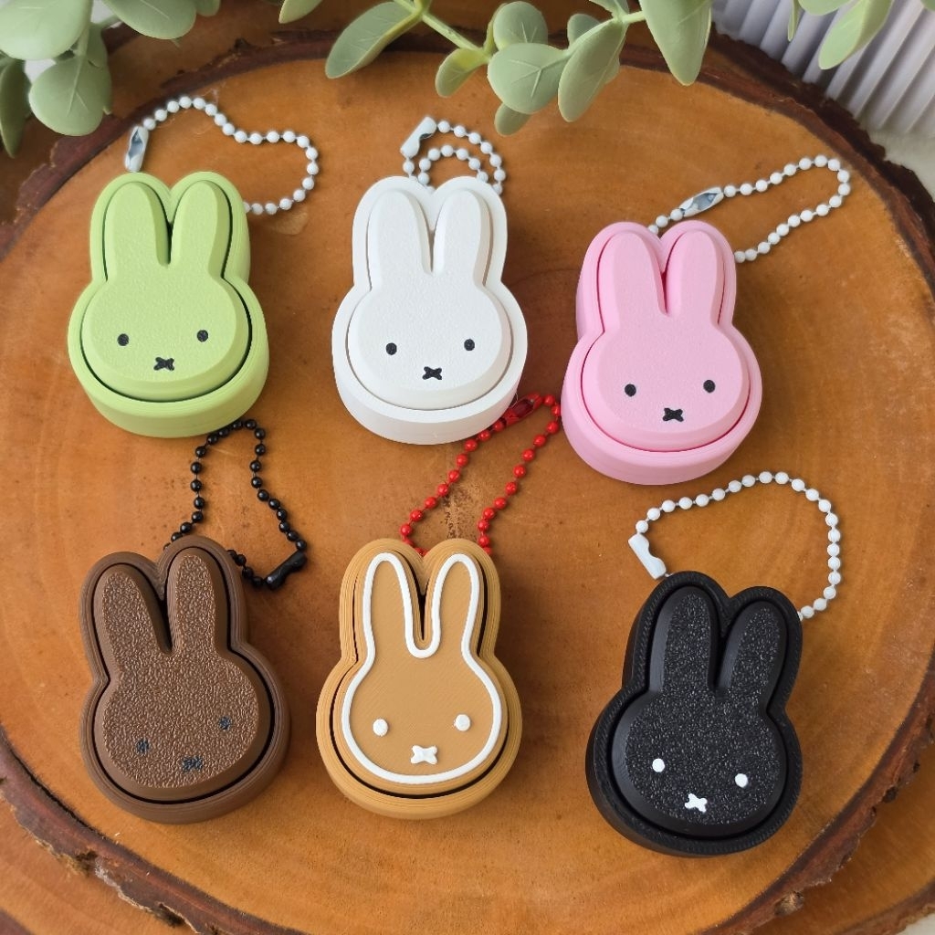 GANTUNGAN Miffy Fidget Clicker พวงกุญแจ | พวงกุญแจน่ารักๆ