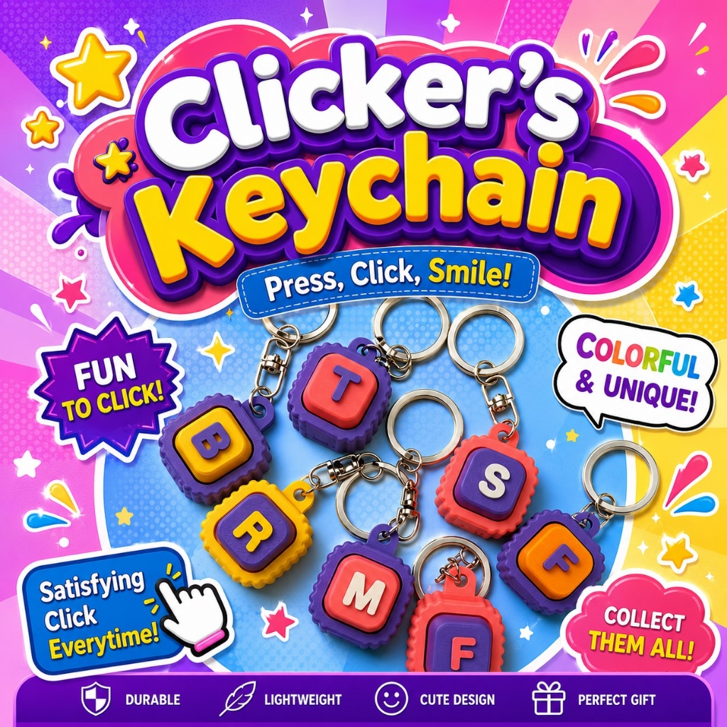 พวงกุญแจชื่อ Clicker ของ Clicker