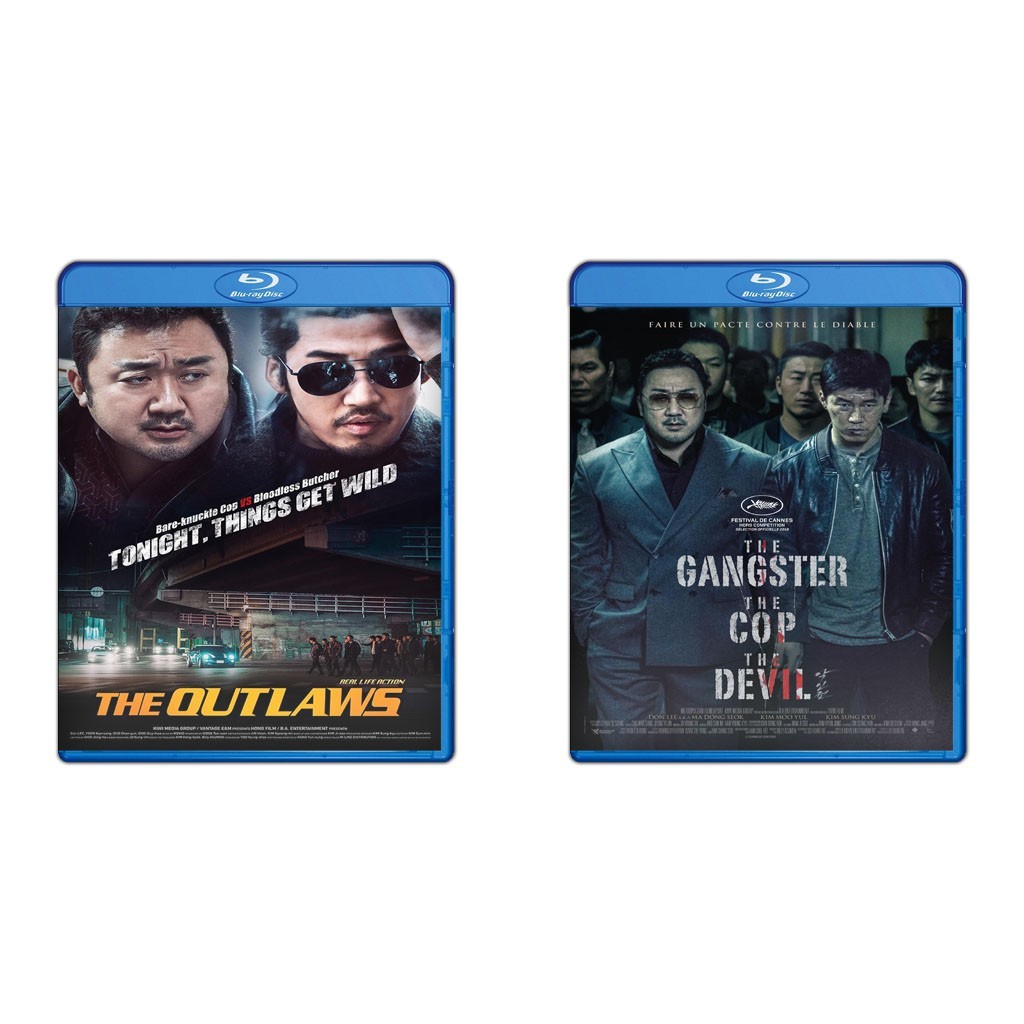 ดีวีดี The Outlaws (2017) + DVD The Gangster The Cop The Devil (2019)