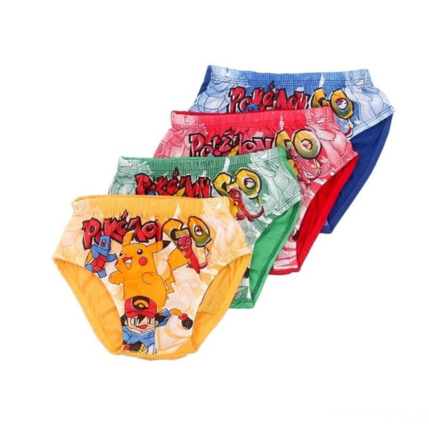 6 ชิ้น กางเกงในเด็กชาย อายุ 1-9 ปี RANDOM Sumo Card Image Motif