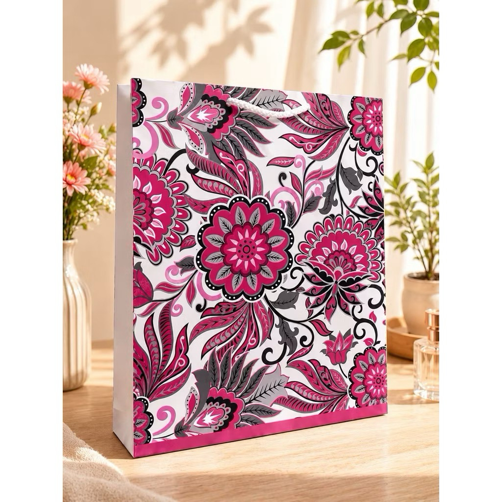 ถุงกระดาษผ้าบาติก UK 26x33 และ UK 25x35