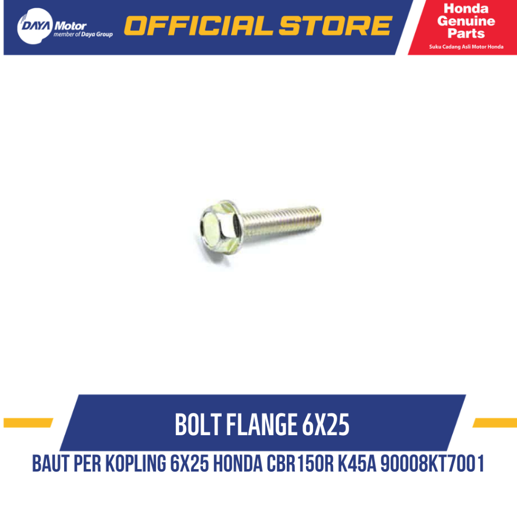 สปริงคลัทช์ Bolt 6X25 Honda CBR150R K45A 90008KT7001